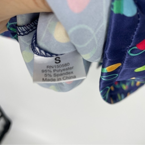 Pajama Top Christmas String Lights. - Picture 5 of 6